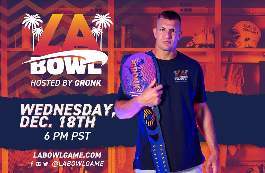 LA Bowl Hosted By Gronk Mountain Wed, Dec 18th at 6:00pm $30.00 **PLEASE WRITE YOUR HOTEL NAME AND SHUTTLE TIME IN NOTES SECTION***