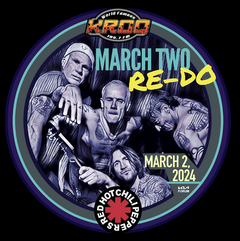 Red Hot Chili Peppers: KROQ MARCH TWO Re-Do, Saturday March,2th 2024***PLEASE WRITE YOUR  HOTEL NAME AND SHUTTLE TIME IN NOTES SECTION***