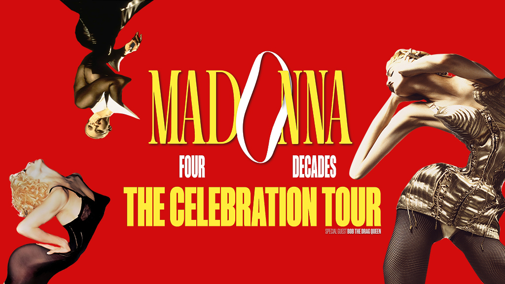 Madonna Madonna: The Celebration Tour March  4th,5th,7th,9th,&11th. @ The Kia Forum***PLEASE WRITE YOUR  HOTEL NAME AND SHUTTLE TIME IN NOTES SECTION***