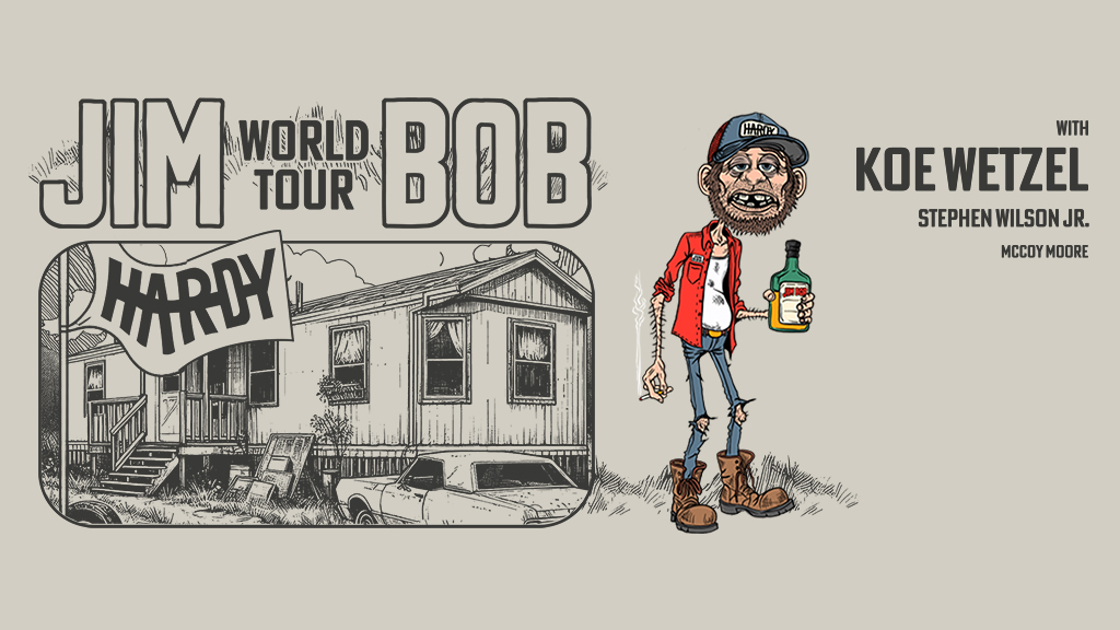 HARDY JIM BOB World Tour,  June 6 ,2025, $30.00 @ 6:30pm, Kia Forum ***PLEASE WRITE YOUR HOTEL NAME AND SHUTTLE TIME IN NOTES SECTION***