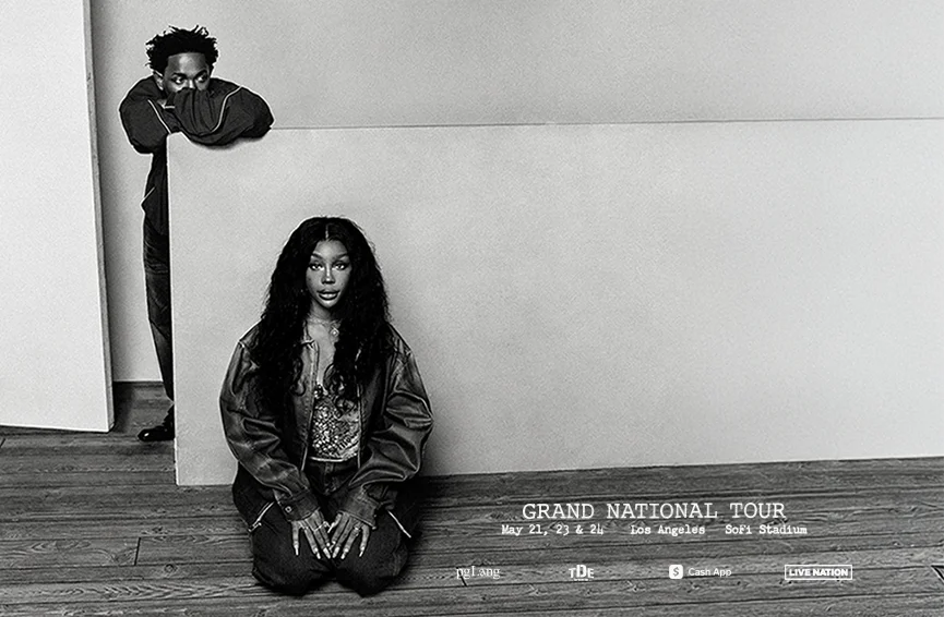 Kendrick Lamar and SZA Grand National Tour May 21th,May 23th, May 24th,2025 @ Sofi Stadium $35.00 ***PLEASE WRITE YOUR HOTEL NAME AND SHUTTLE TIME IN NOTES SECTION***